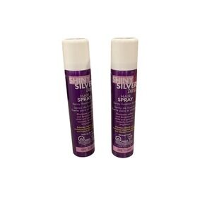 One 'n Only Shiny Silver Ultra Hair Spray Strong Hold 1.5 oz Travel Size 2 Pack